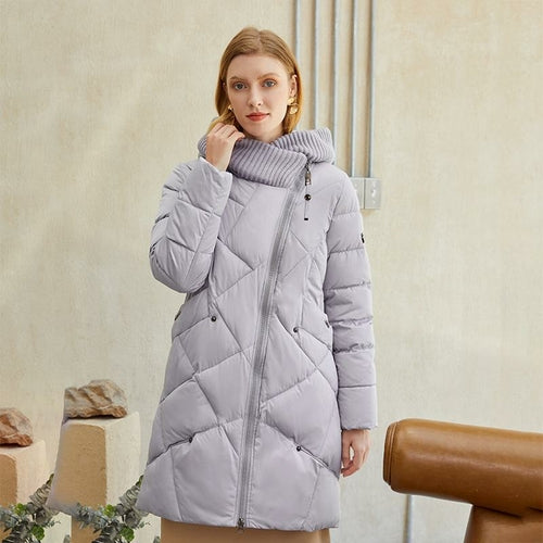 Warm Elegant Women Coat Jacket Casual Pocket Parka Windproof Jacket