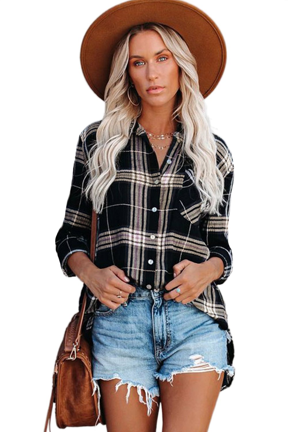 Plaid Button Shirt